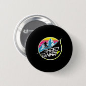 Shred The Gnar Skifahren Freestyle Diamond Winter Button (Vorne & Hinten)