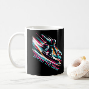 Shred the Gnar Snowboarding Kaffeetasse