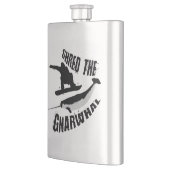 Shred the Gnarwhal Flachmann (Links)