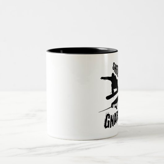 Shred the Gnarwhal Zweifarbige Tasse (Mittel)
