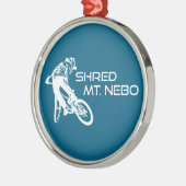 Shred The Mt. Nebo Trail Bentonville Ornament Aus Metall (Links)