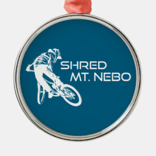 Shred The Mt. Nebo Trail Bentonville Ornament Aus Metall
