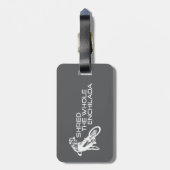 Shred The Whole Enchilada Moab Utah Gepäckanhänger (Rückseite vertikal)