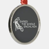 Shred The Whole Enchilada Moab Utah Ornament Aus Metall (Rechts)