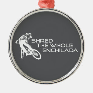 Shred The Whole Enchilada Moab Utah Ornament Aus Metall