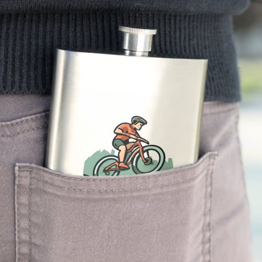 Shred University Mountain Biking Flachmann (Beispiel)