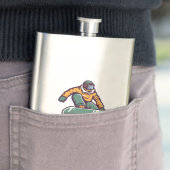 Shred University Snowboarding Flachmann (Beispiel)