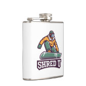 Shred University Snowboarding Flachmann (Rechts)