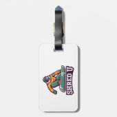 Shred University Snowboarding Gepäckanhänger (Rückseite vertikal)