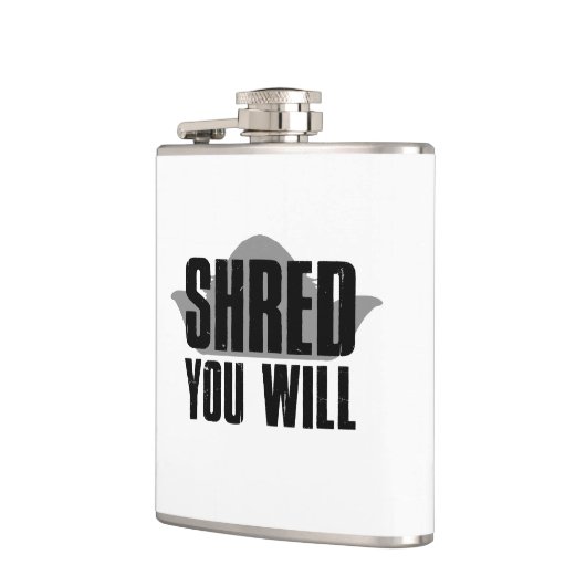 Shred You Will Flachmann (Links)