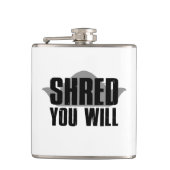 Shred You Will Flachmann (Vorderseite)