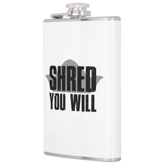Shred You Will Flachmann (Links)