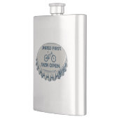 Shred zuerst dann Open Mountain Biking Flachmann (Links)