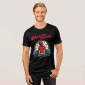 Shredd Robin Fitness Tri-Blend Shirt (Vorderseite voll)