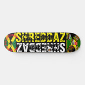 SHREDDAZ 8 1/4" Skateboard Deck (Horizontal)