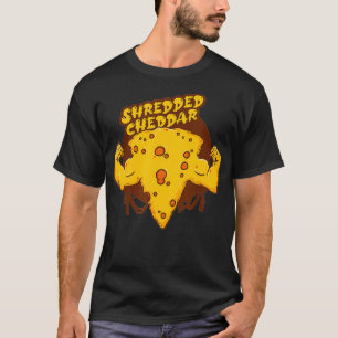 Shredded Cheddar Cheese Funny Cheese Lo T-Shirt