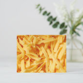 Shredded Cheddar Cheese Postkarte (Stehend Vorderseite)