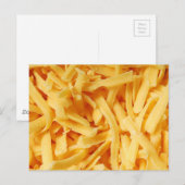 Shredded Cheddar Cheese Postkarte (Vorne/Hinten)