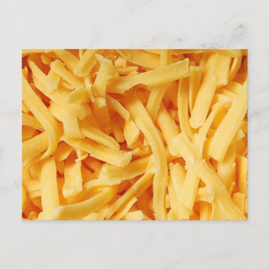 Shredded Cheddar Cheese Postkarte (Vorderseite)