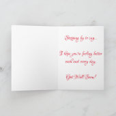 "Shredded Stopp Sign" Get Well Card Karte (Innenseite)