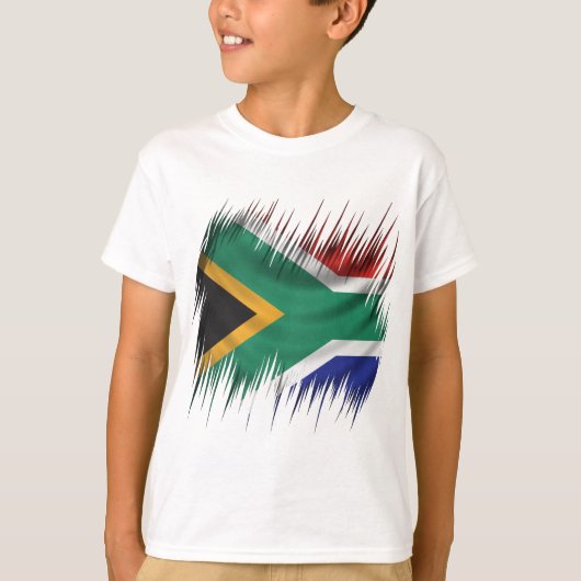Shredders South Africa Flag T-Shirt (Vorderseite)