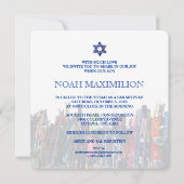 Shreddin' der Gnar! Snowboarding Mitzvah/DIY Einladung (Rückseite)