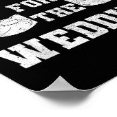 Shredding für die Hochzeittrainings-Gym-Fitness-Li Poster (Ecke)