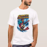 Shredding in both ways Skiing and Playing guitar T-Shirt<br><div class="desc">Shredding in both ways Skiing and Playing guitar</div>