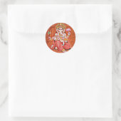 Shree Ganeshya Runder Aufkleber (Tasche)