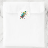 Shree Krishna Janmashtami Runder Aufkleber (Tasche)