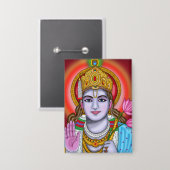 Shree Krishna-Tragetasche Button (Vorderseite/Rückseite)