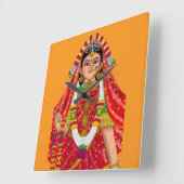 Shree Radha Wanduhr (Winkel)