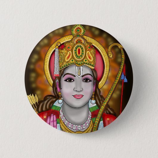 Shree Ram Knopf Button (Vorderseite)