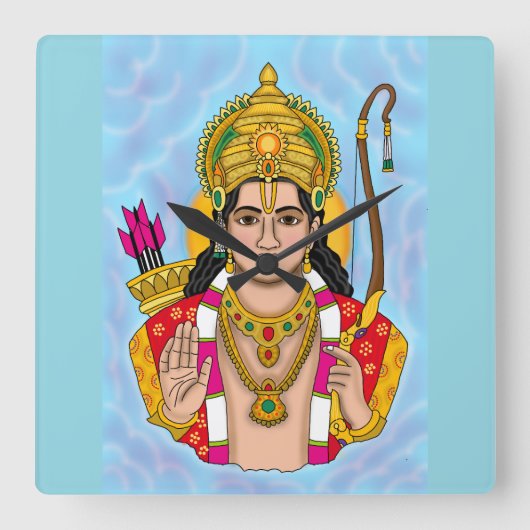 Shree Ram Wanduhr (Vorderseite)