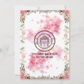 Shree Vishwakarma Pooja Floral Einladung (Rückseite)