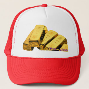 Shreem Brzee Money Mantra Gold Bars Cap Hat Kappe