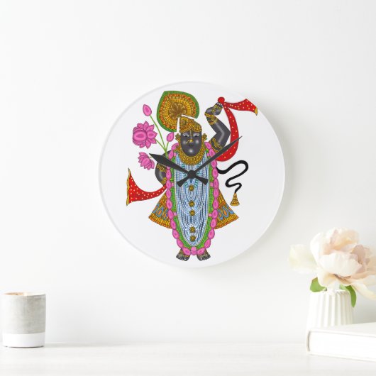 Shreenath Clock Große Wanduhr (Zuhause)