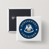 Shrepport Louisiana Button (Vorne & Hinten)