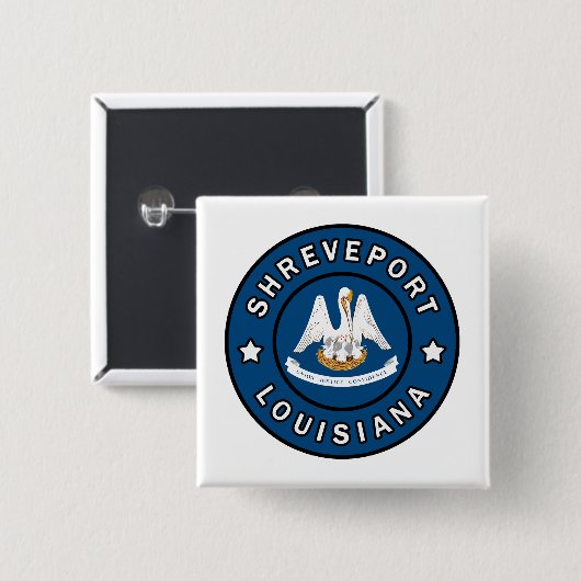 Shrepport Louisiana Button (Vorne & Hinten)