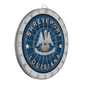 Shrepport Louisiana Dartscheibe (Vorderseite Links)