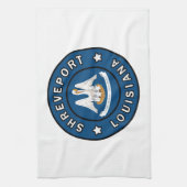 Shrepport Louisiana Geschirrtuch (Vertikal)