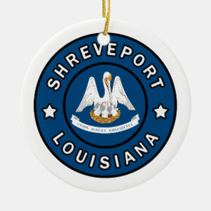 Shrepport Louisiana Keramik Ornament