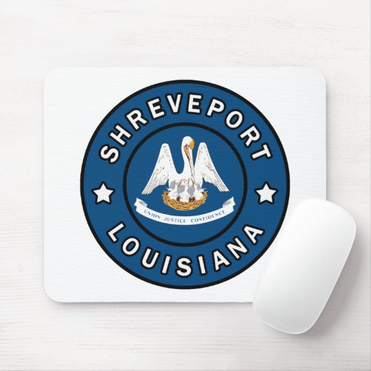 Shrepport Louisiana Mousepad (Mit Mouse)