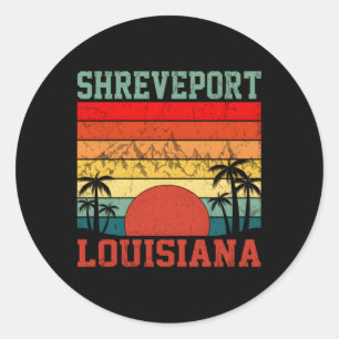 Shrepport Louisiana Runder Aufkleber