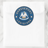 Shrepport Louisiana Runder Aufkleber (Tasche)