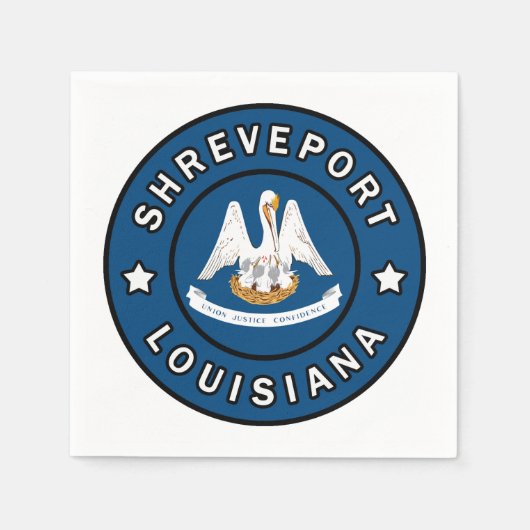 Shrepport Louisiana Serviette (Vorderseite)