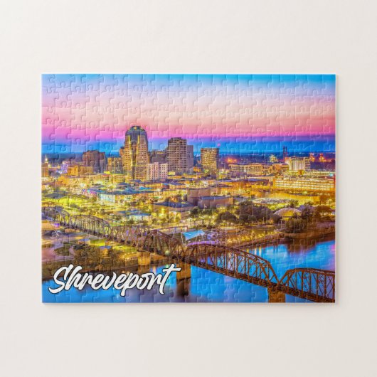 Shrepport, Louisiana, Vereinigte Staaten Puzzle (Horizontal)