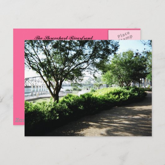 Shrepport Riverfront Postkarte (Vorne/Hinten)