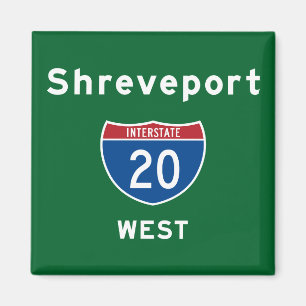 Shreveport 20 magnet