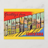 Shreveport LA Grußpostkarte
